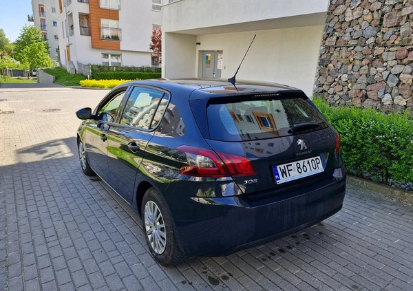 Peugeot 308 cena 28900 przebieg: 191000, rok produkcji 2017 z Kłodawa małe 37